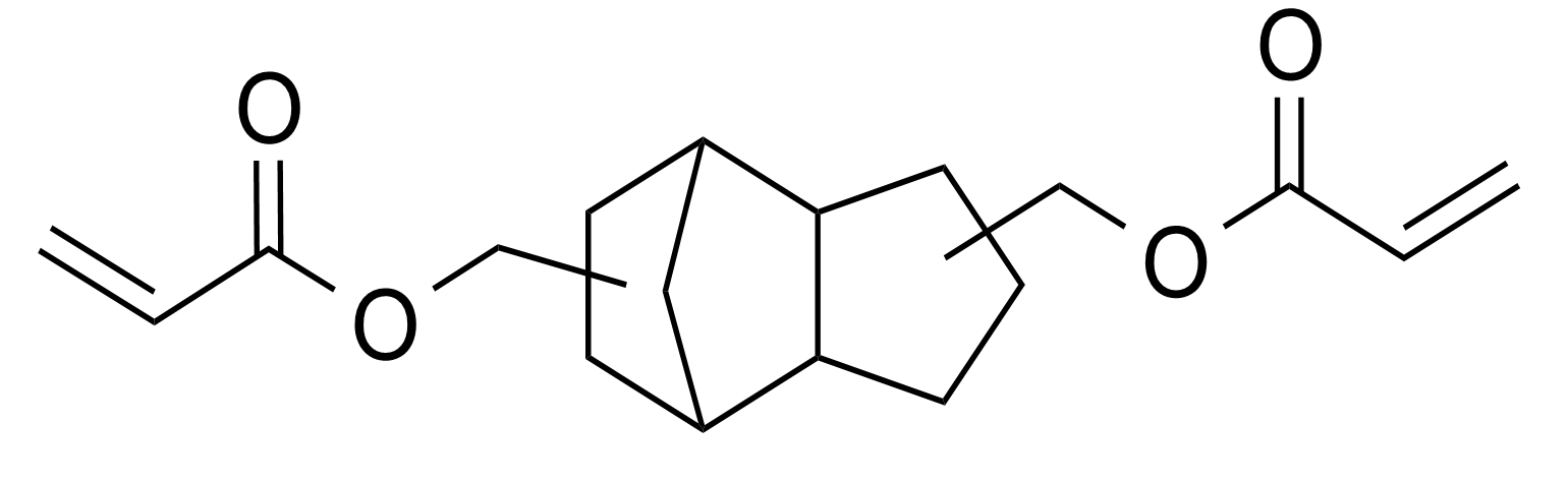 SINOMER® TCDDA (Chemical Name: Tricyclodecane Dimethanol Diacrylate, CAS No.: 42594-17-2) is a low-viscosity difunctional acrylate monomer designed for UV/EB curing systems. With the molecular formula C18H24O4 and a molecular weight of 304, it offers rapid curing, excellent wear resistance, superior flexibility, and outstanding weathering resistance, making it ideal for industrial coatings, 3D printing, and specialty inks.