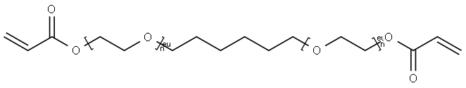 (2) Ethoxylated Hexanediol diacrylate;1,6-Hexanediol ethoxylated (2) diacrylate;(2) Ethoxylated 1,6-Hexanediol diacrylate

CAS No.: 84170-27-4