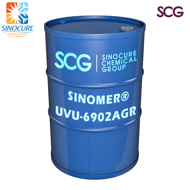 SINOMER UVU-6902AGR is a Anti-Graffiti Easy-Clean Resin, main component is Silicone modified aliphatic polyurethane acrylic resin, which provides stain resistance in UV varnish, improves hydrophobicity and oleophobicity, and has excellent scratch resistance.